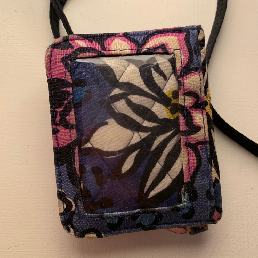 Vera Bradley lanyard ID/cash holder